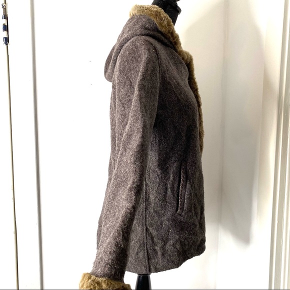 J. Jill Wool Blend Hooded Coat - Picture 7 of 13